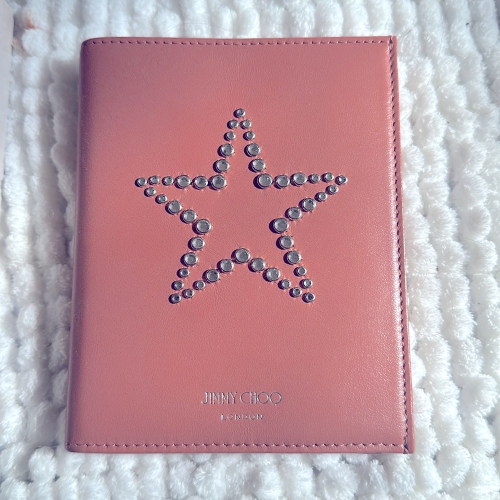 Jimmy Choo “Analya” Leather Wallet/Passport Holder